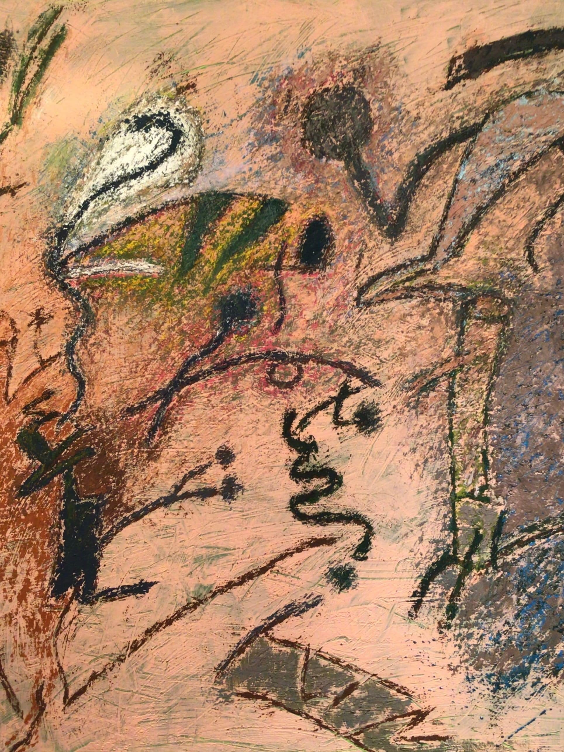 Abstract painting by Soteris Sam Roussi, "Untitled 3.31.21"