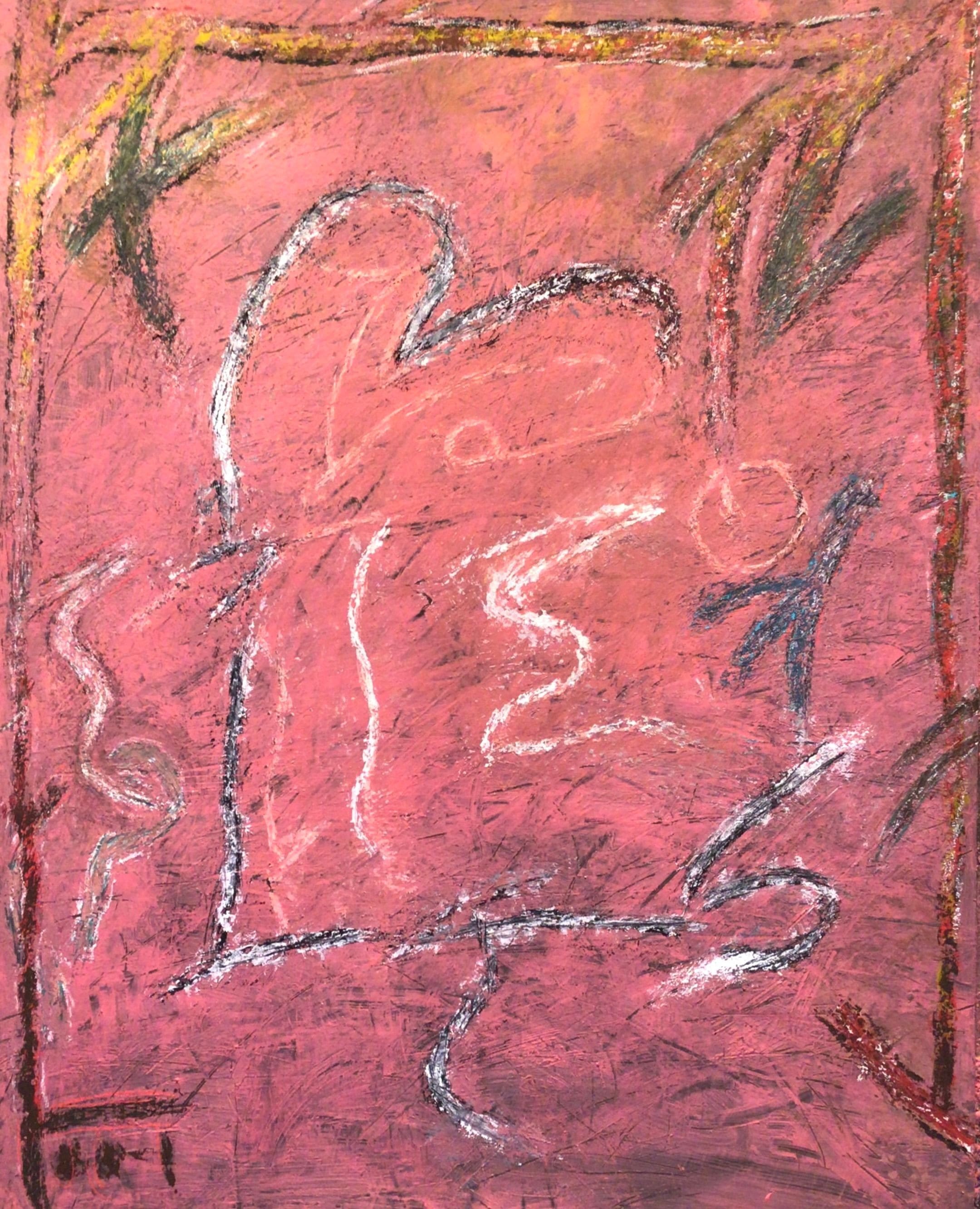 Abstract painting by Soteris Sam Roussi, "Batavia Tickle"